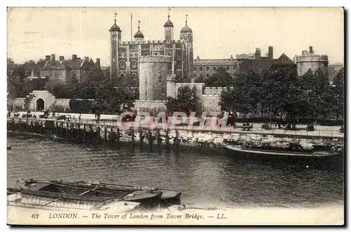 Angleterre - England - London - Londres - The Tower of London from Tower Bridge - Ansichtskarte AK