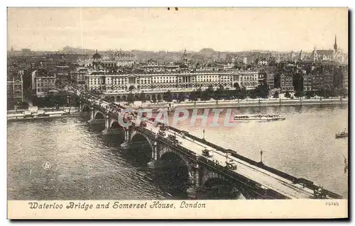 Angleterre - England - London - Londres - Waterloo Bridge and Somerset House - Ansichtskarte AK