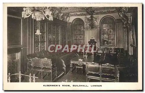 Angleterre - England - London - Londres - Aldermen&#39s Room Guildhall - Ansichtskarte AK