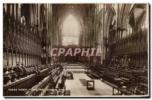 Angleterre - England - London - Londres - York Minster Choir East - Ansichtskarte AK