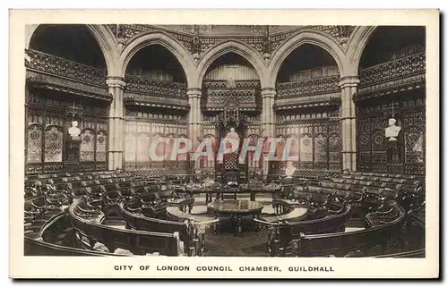 Angleterre - England - London - Londres City of London Council Chamber - Ansichtskarte AK