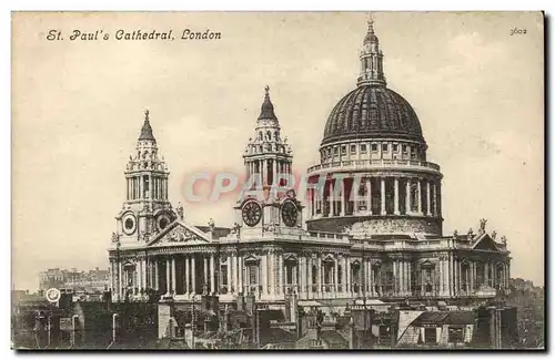 Angleterre - England - London - Londres St Paul&#39s Cathedral - Ansichtskarte AK