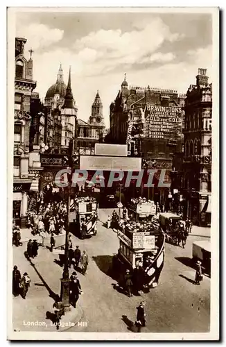 Angleterre - England - London - Ludgate Hill - Bravingtons - image bustling with activity - Cartes postales