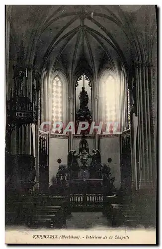 Kermaria Cartes postales Interieur de la chapelle