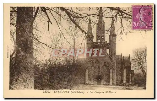 Le Faouet Ansichtskarte AK La chapelle St Fiacre