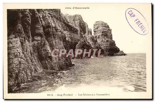 Cap Frehel Ansichtskarte AK Les falaises (la fauconnerie)