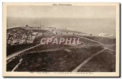 Cap Frehel Ansichtskarte AK Vue generale prise de la plateforme du phare (lighthouse)