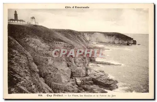 Ansichtskarte AK Cap Frehel Le phare les Houilles et la pointe du JArs