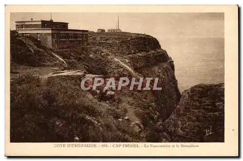 Cap Frehel Ansichtskarte AK La fauconniere et le semaphore