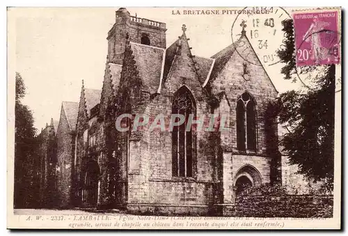 Lamballe Ansichtskarte AK Eglise Notre DAme