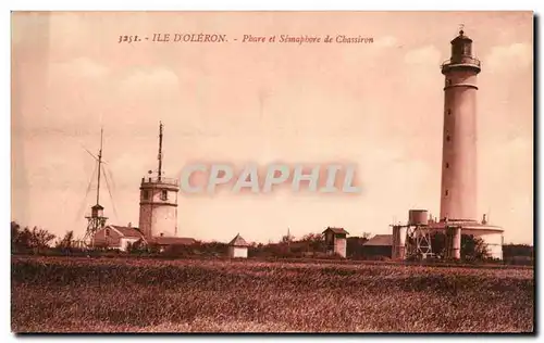 Island of Oleron Cartes postales Lighthouse and semaphore of Chassiron (ligthhouse)