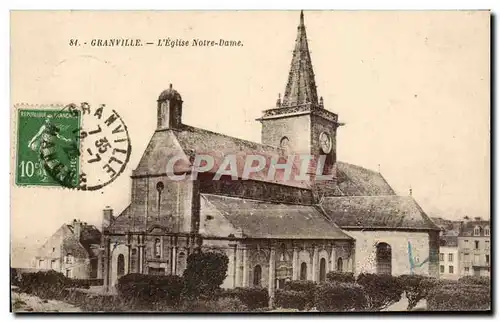 Granville Cartes postales L'eglise Notre Dame