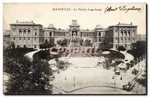 Marseille Cartes postales Le palais Longchamp