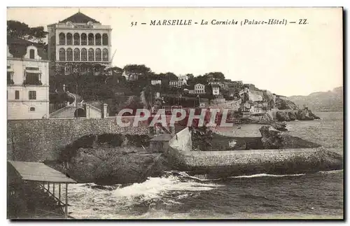 Marseille Ansichtskarte AK La corniche (palace Hotel)