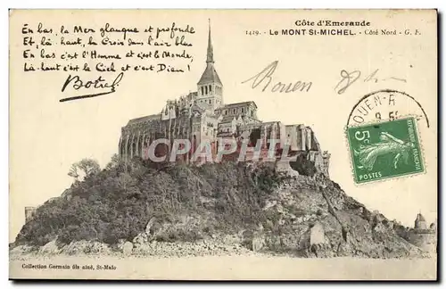 Cartes postales Mont Saint Michel Cote Nord Botrel