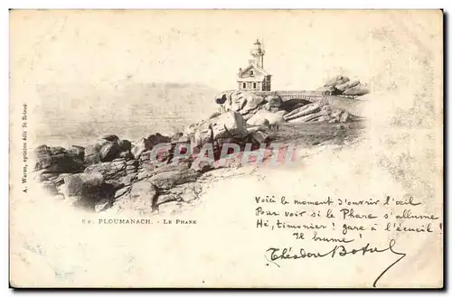 Cartes postales Ploumanach Le phare (ligthhouse)