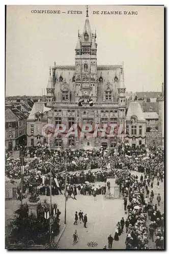 Ansichtskarte AK Compiegne Les fetes de Jeanne d&#39arc (1909)