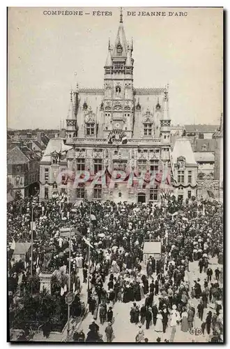 Ansichtskarte AK Compiegne Les fetes de Jeanne d&#39arc (1909)