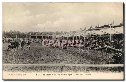 Cartes postales Compiegne Les fetes de Jeanne d&#39arc Vue des tribunes