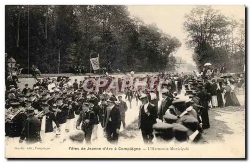 Cartes postales Compiegne FEtes de Jeanne d'arc L'harmonie municipale