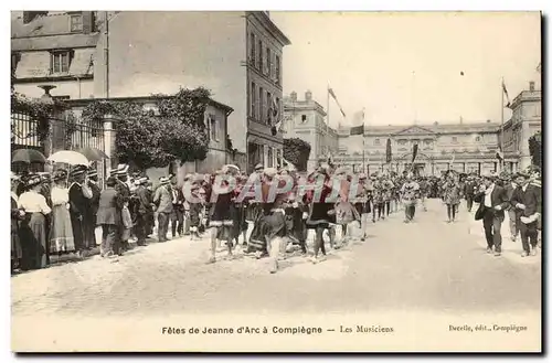 Cartes postales Compiegne FEtes de Jeanne d&#39arc Les musiciens