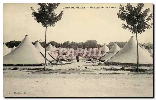 Militaria CAmp de Mailly Cartes postales Une partie du camp