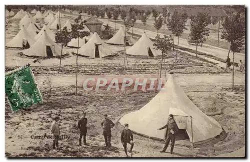 Militaria CAmp de Mailly Ansichtskarte AK Vue des tentes