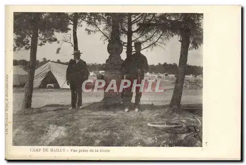 Militaria CAmp de Mailly Ansichtskarte AK Vue prise de la CRoix