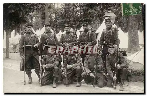 Militaria CAmp de Mailly CARTE PHOTO Ferdinand Duchat Duchesne Henri Gelhay Boucher Rouilly sur SEin