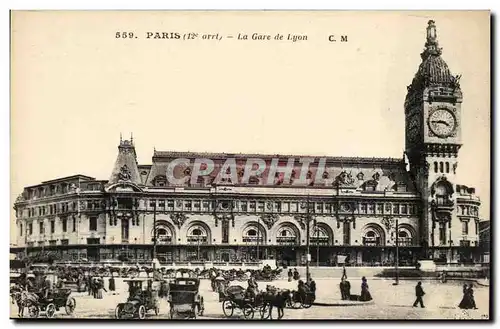 Cartes postales Paris Gare de Lyon