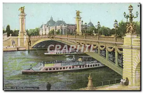 Cartes postales Paris Pont Alexandre III