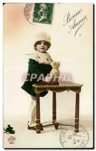 Cartes postales FAntaisie Enfant et nounours (bear tedddybear child)