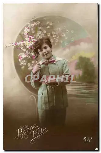 Cartes postales FAntaisie Enfant Bonne fete