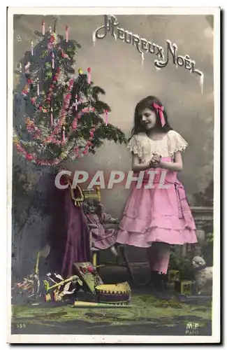 Cartes postales Fantaisie Fantasy Enfant Child Joyeux Noel
