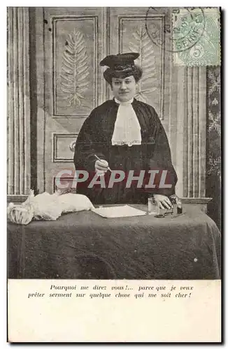 Cartes postales Juge avocat Loi (law cour courts metiers)