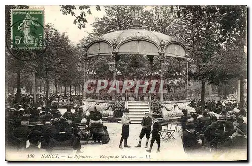 Nancy - La Pepiniere - Kiosque de Musique - Ansichtskarte AK