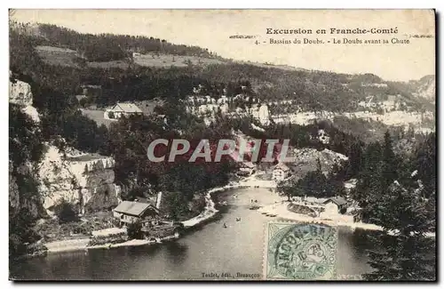 Environs de Franche Comte - Bassins du Doubs - Le Doubs avant ta Chute - Cartes postales