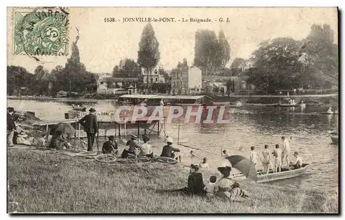 Joinvile le Pont - La Baignade - Ansichtskarte AK