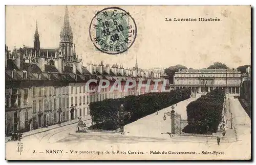 nancy - Vue Panoramique de la Place Carriere - Cartes postales