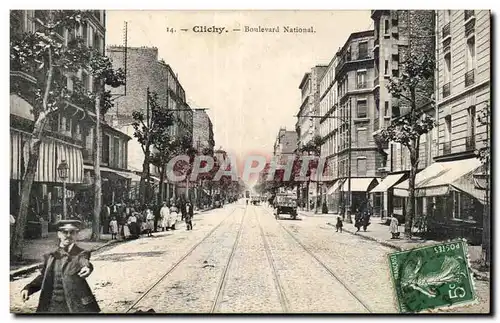 Clichy - Boulevard National - Cartes postales