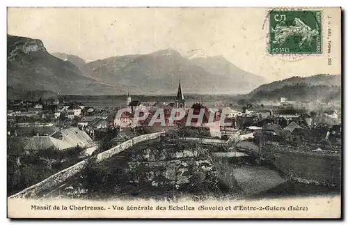 Chartreuse - Vue Generale des Echelles et d&#39Entre a Guiers - Cartes postales