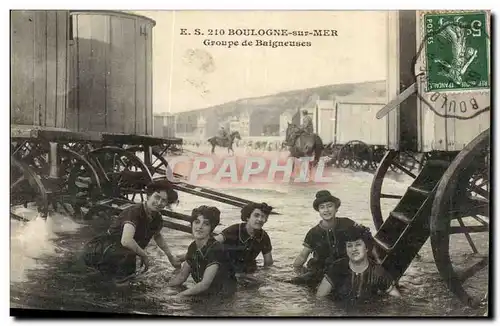 Boulogne sur Mer - Groupe de Baigneuses - Ansichtskarte AK