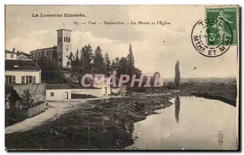 La Lorraine Illustree - Toul Dommartin - La Morte et l&#39Eglise - Cartes postales