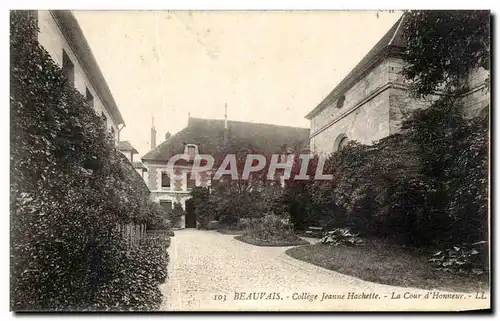 Beauvais - College Jeanne Hachette - La Cour d&#39Honneur - Cartes postales