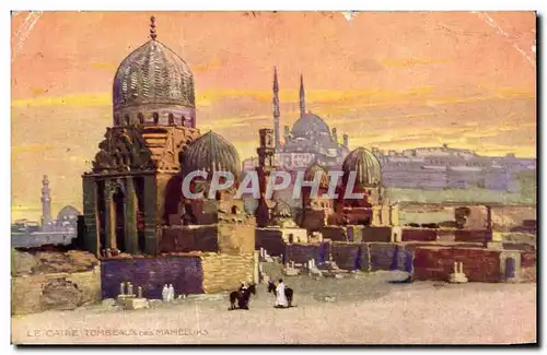 Egypte - Le Caire Tombeaux des Mamelliks - Ansichtskarte AK