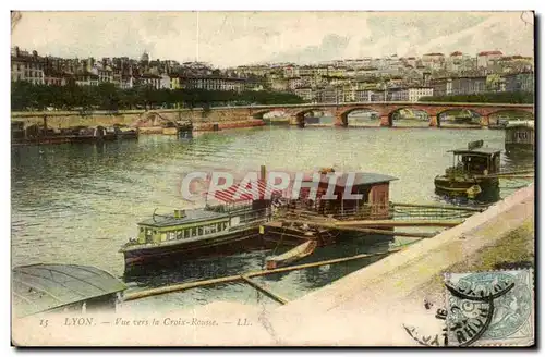 Lyon - Vue vers la Croix Rousse - Ansichtskarte AK