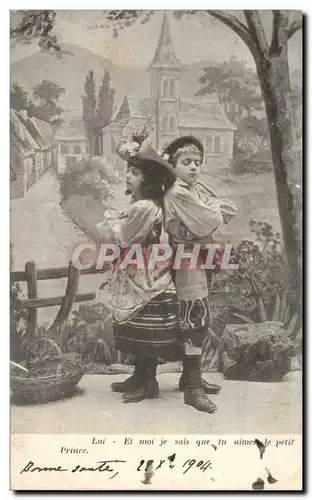 Cartes postales Fantaisie Enfants Folklore