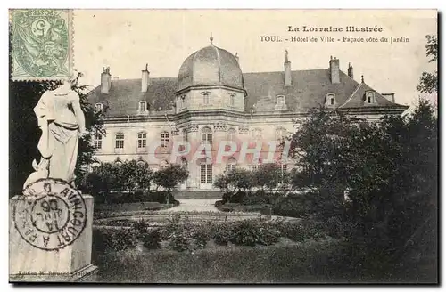 Toul - Hotel de Ville - Facade cote du Jardin - Ansichtskarte AK