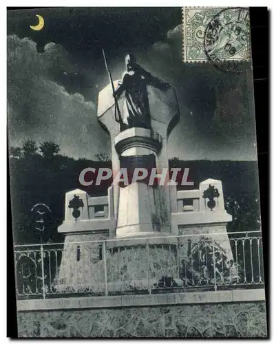 Environs de Toul Illustre - Monument de Fontenoy - la Nuit - lune - Cartes postales