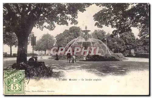 Suisse - Schweiz - Geneve - Le Jardin anglais - Cartes postales